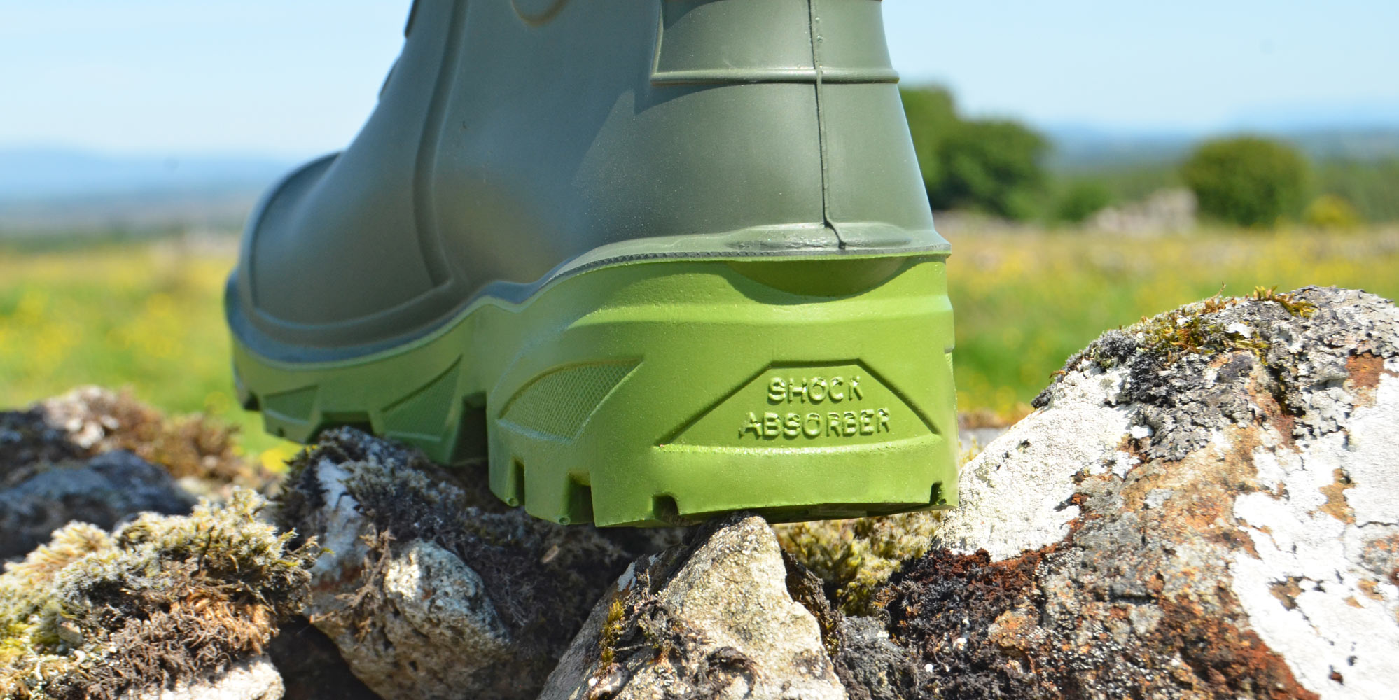 F-Tread Boot Heel Close Up